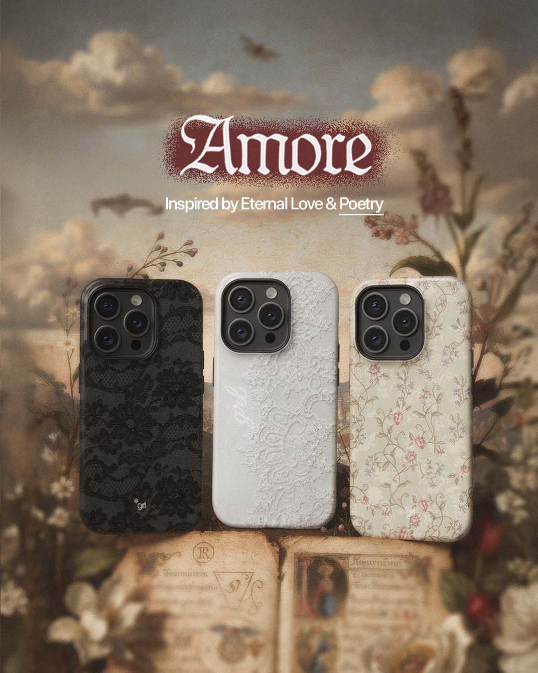 GRL® Amore collection — styling your phone case as a fashion accessory