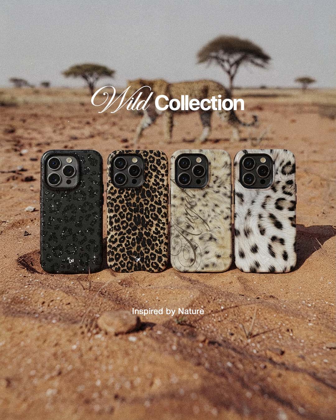 GRL® Wild collection — aesthetic phone cases for women