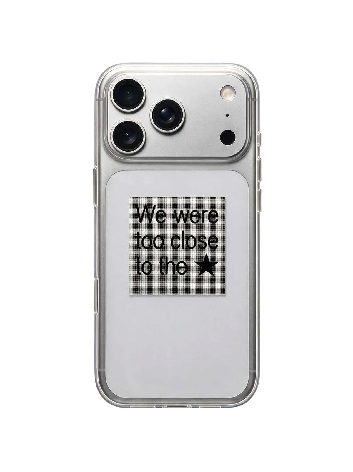to the ☆ clear case