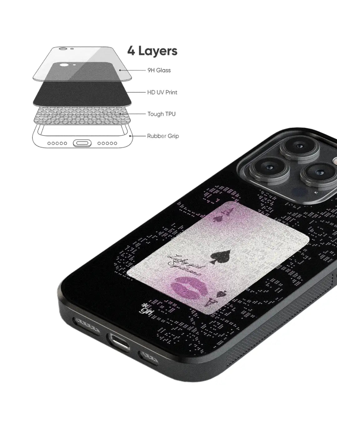 Syndrome Pink 3 BLACK GLASS