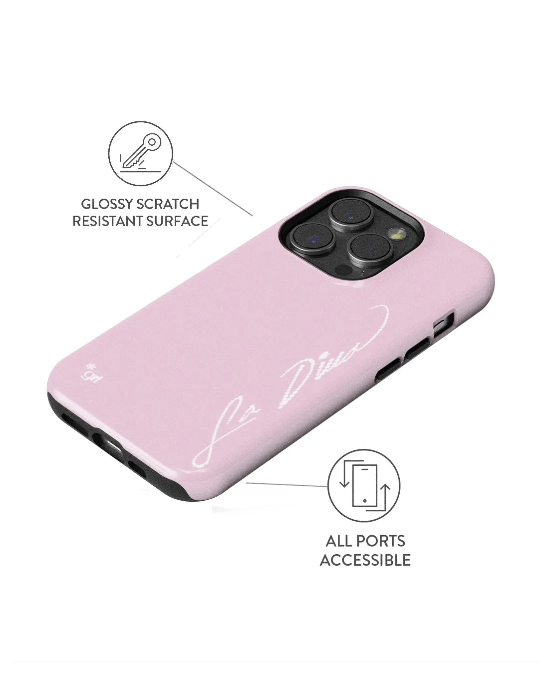 La Diva Pink MAGSAFE ARMOURED BLACK 3