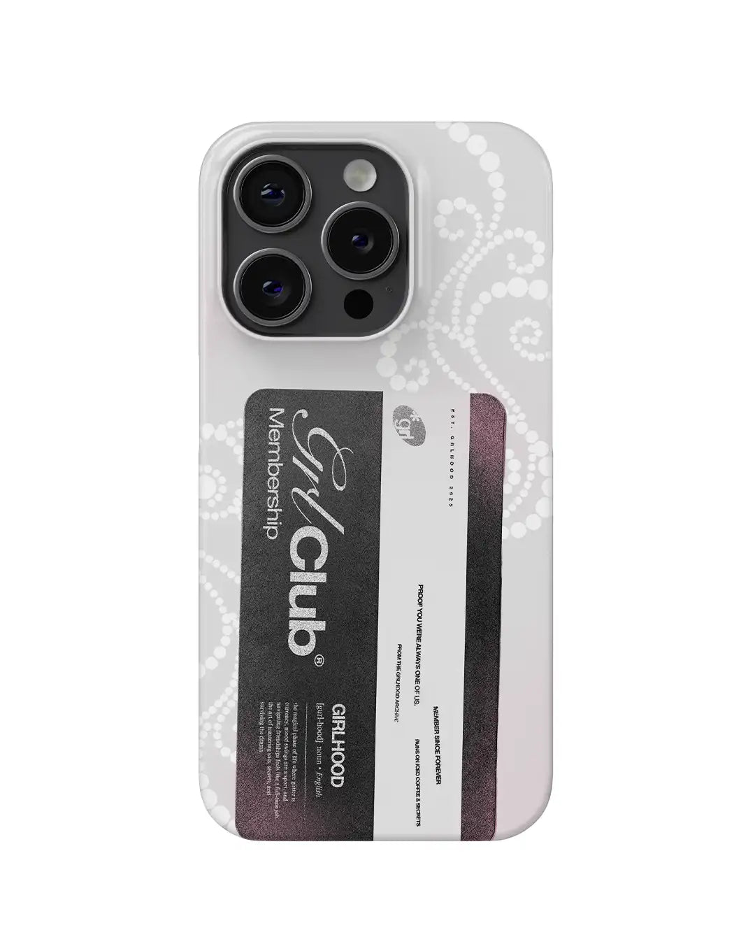 GRL® CERTIFIED Grey Card 1 VIEW SLIM BLACK